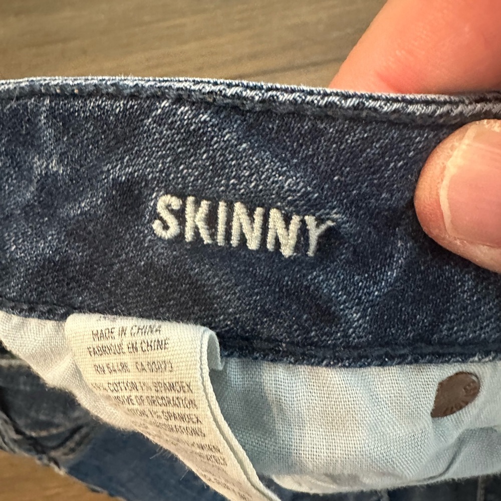 American Eagle Outfitters Blue Skinny Jeans Classic Denim Size 2 Regular - Picture 5 of 6